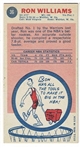 1969 Topps Basketball #36 Ron Williams - San Francisco Warriors